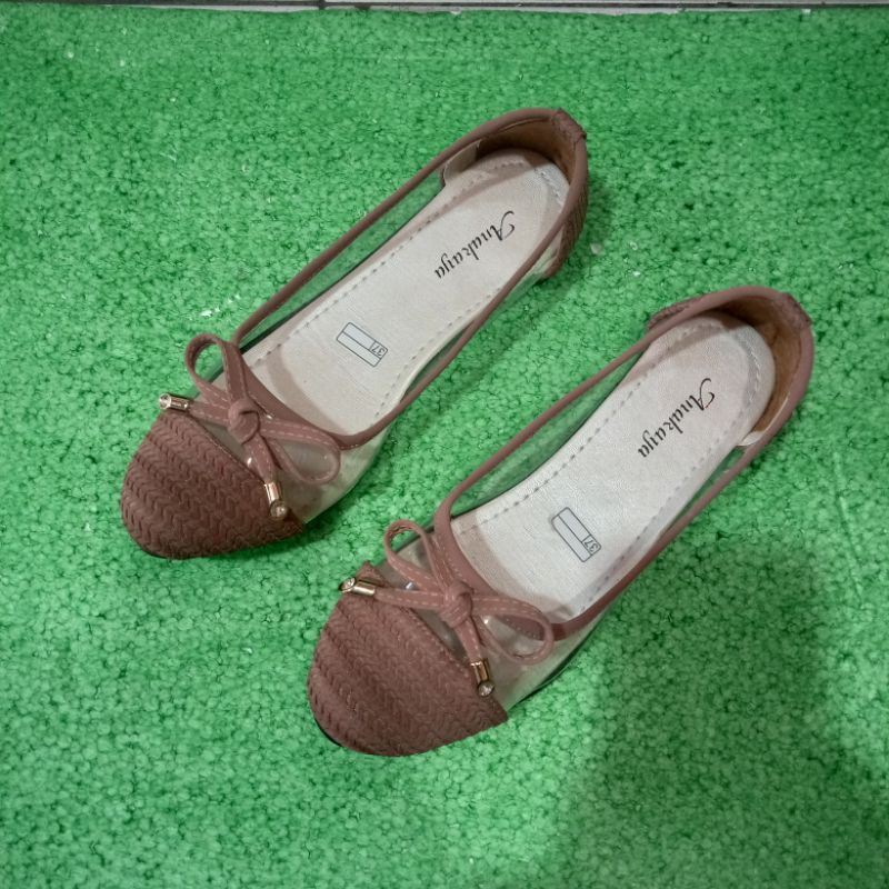 Sepatu Balet Wanita Flat Shoes Cewek Anti slip Cantik