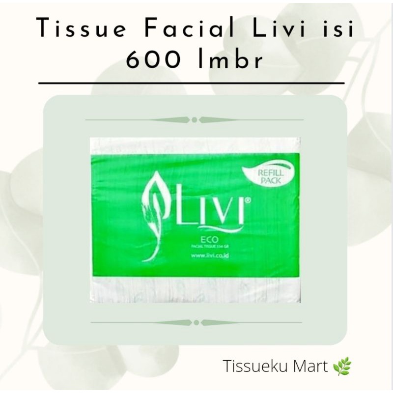 Tissue Facial Livi 600 lbr