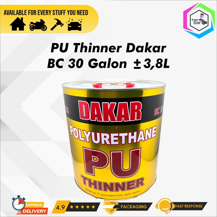 Thinner PU Dakar BC 30 Galon 3.8 Liter