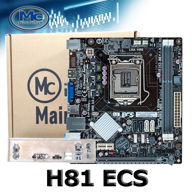 Motherboard MOBO Mainboard H81 Intel LGA 1150 ECS