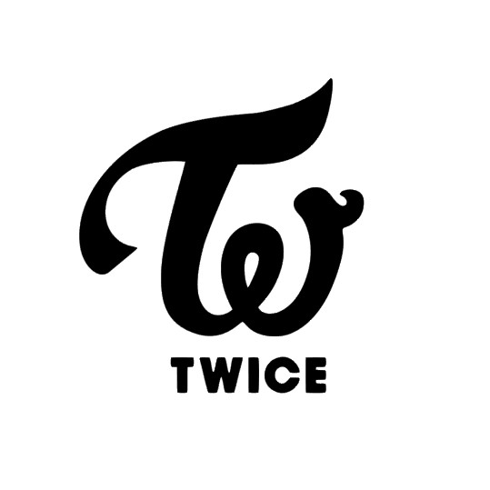 Sablon Kaos Logo TWICE TERMURAH (ukuran 7-8 cm) untuk kaos, tas, topi, DLL (HANYA SABLON SAJA)