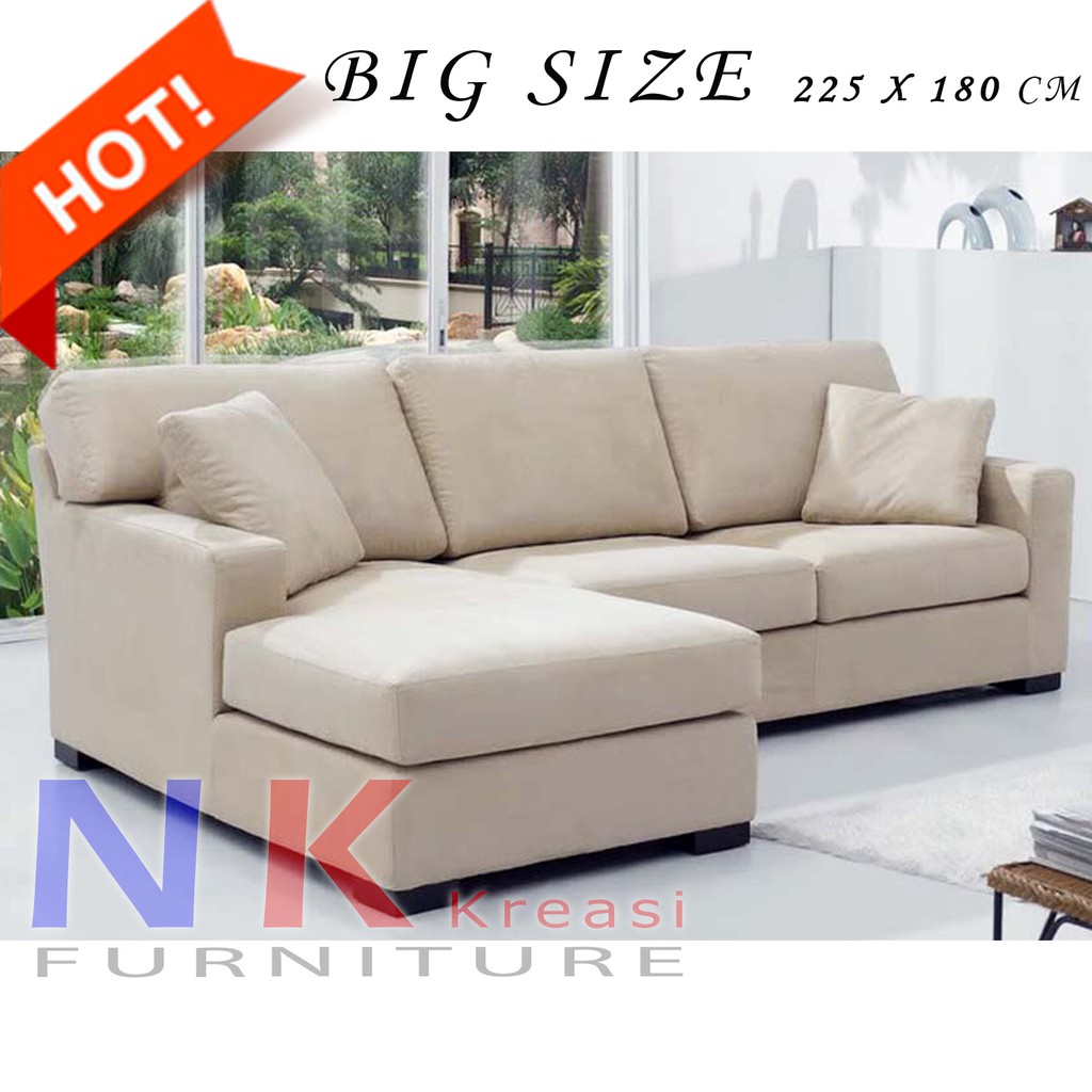 Sofa Kursi Ruang Tamu L Minimalis Mewah Sofa Santai Sofa Sudut Modern Meja Shopee Indonesia