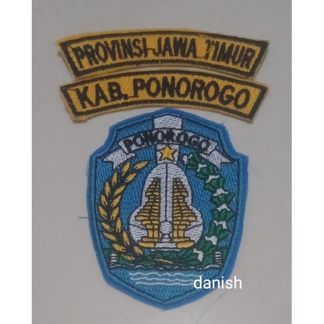 BET BORDIR LOGO PEMKAB KABUPATEN PONOROGO