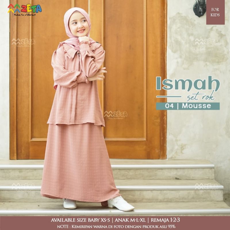 SET TUNIK ISMAH ORIGINAL BY ZETA