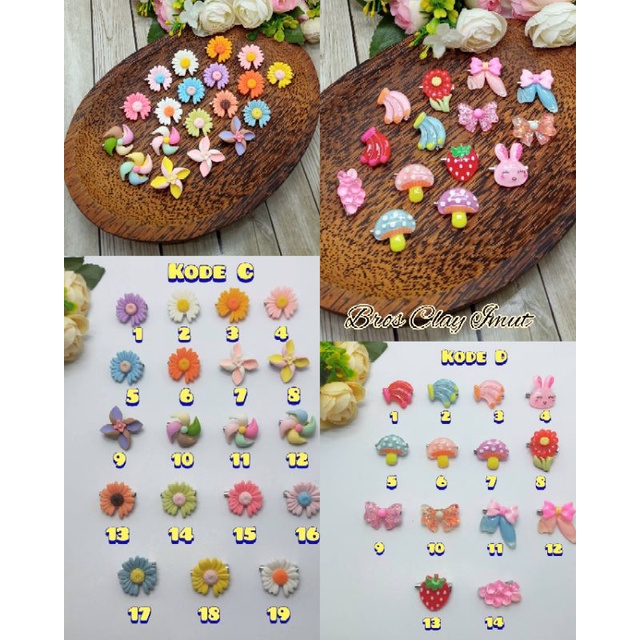 Bros Clay Imut Bros Dagu Mini Bros Dagu Lucu Imut Bros Anak Murah Bros Mini Kecil Imut Karakter Anak