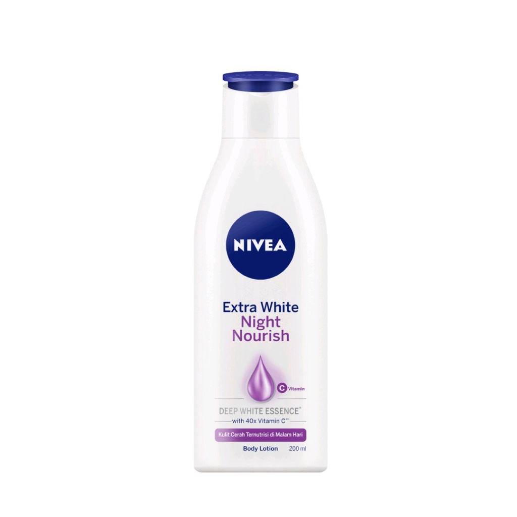 NIVEA Body Lotion Extra White Night Nourish 200 mL