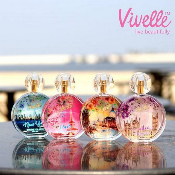 ❤GRY❤ VIVELLE EDT CITY | Parfum Eau De Toilette / Kemasan Kaca Bulat 100ml