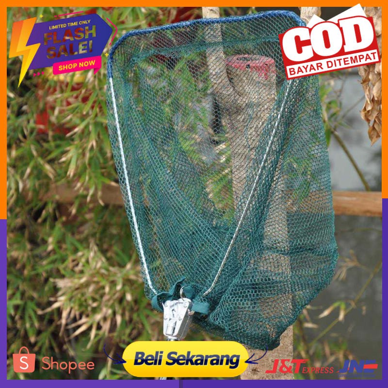 Lixada Serokan Jaring Ikan Telescopic Net Aluminium 190CM - DJ00296