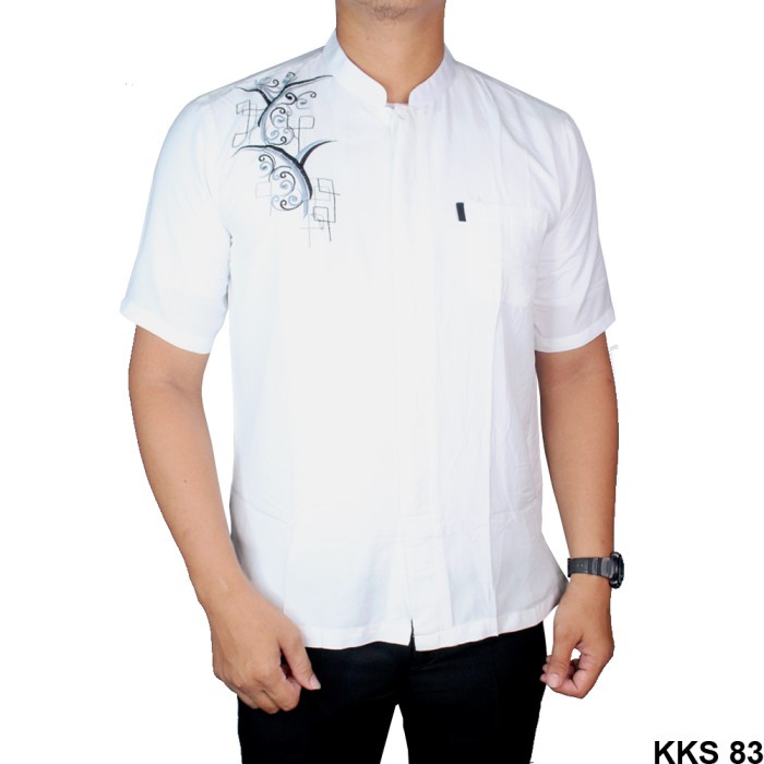 Baju Koko Bagus Cowo Lengan Pendek Murah Distro Original X3I7 Adem Dewasa Lengan Panjang Pakaian Rem