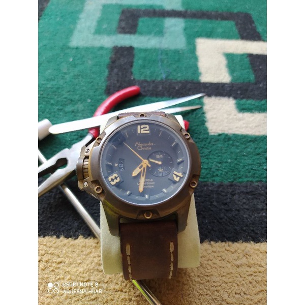 Jam tangan Alexandre christie AC 6339 MA Bronzium