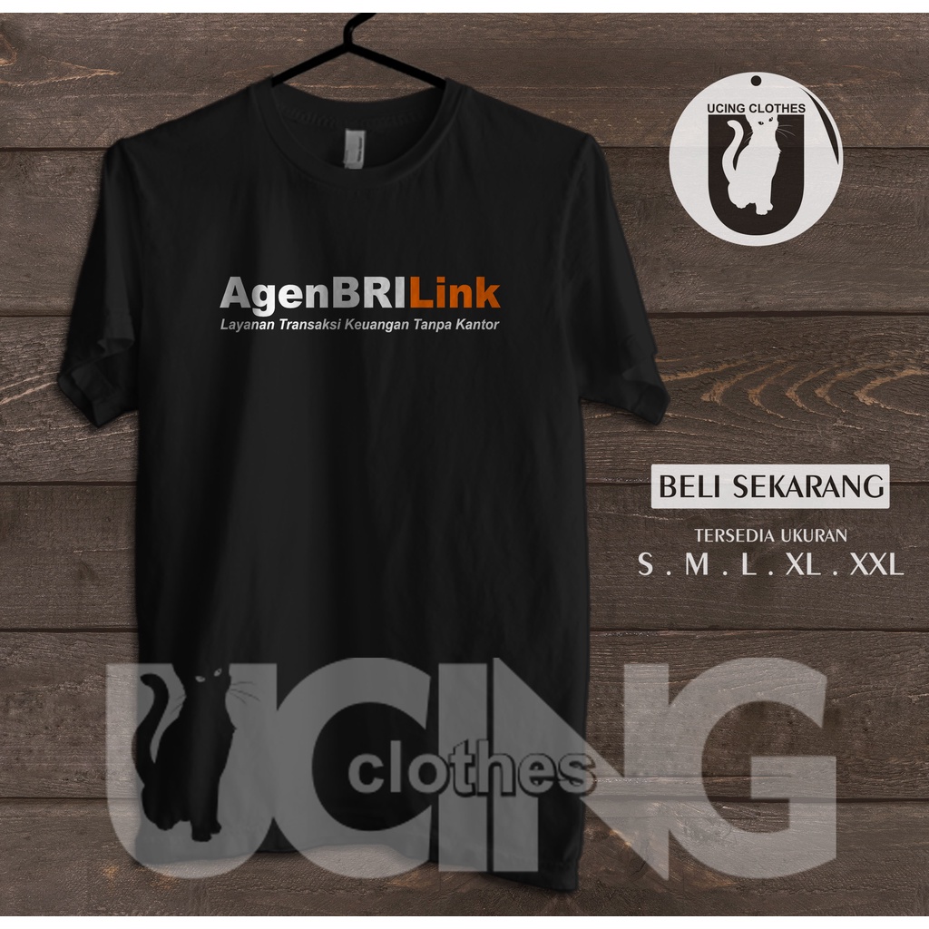 Kaos Baju Agen BRILink Logo Kaos Perusahaan