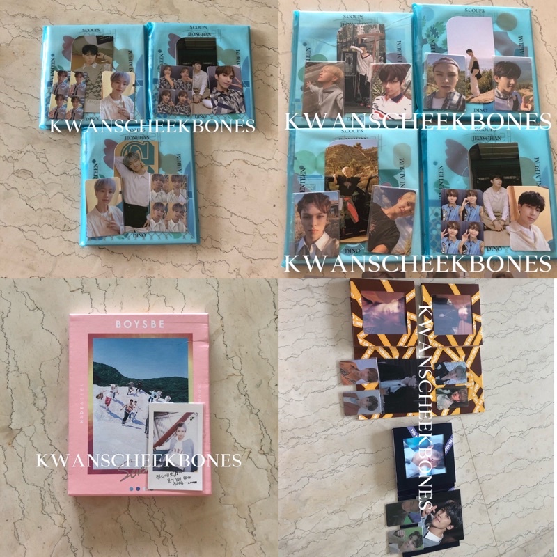 SEVENTEEN UNSEALED FULLSET ALBUM HENGGARAE BOYS BE YMMDAWN YOU MADE MY DAWN