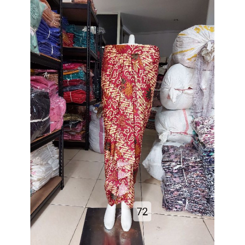 (2/3) Rok batik FOIL EMAS pinggang karet. Langsung pakai. Termurah produksi sendiri. KeroncongBusana-72