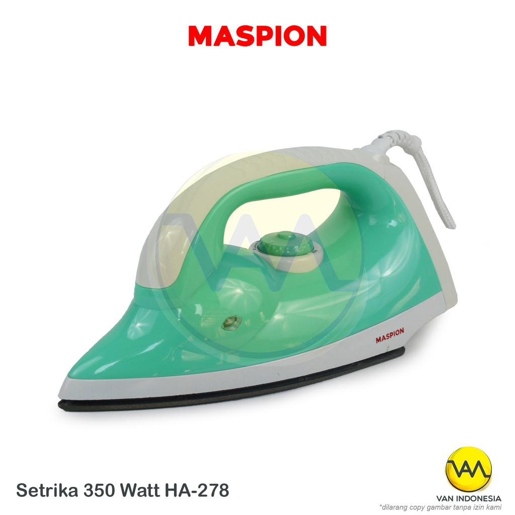 Setrika Listrik 350 Watt HA 278 Maspion