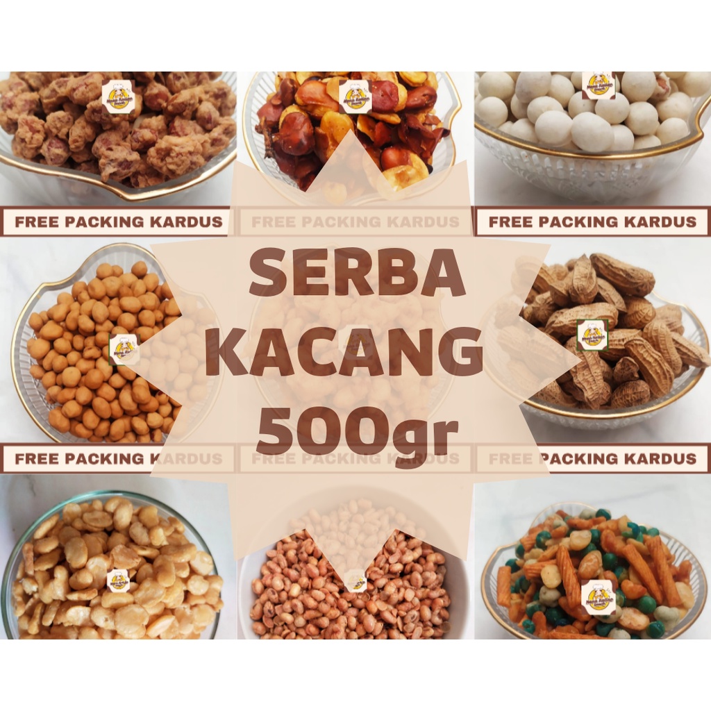 SNACK KILOAN TERMURAH JAJANAN MAKANAN RINGAN / CEMILAN CAMILAN KACANG2AN 500gr