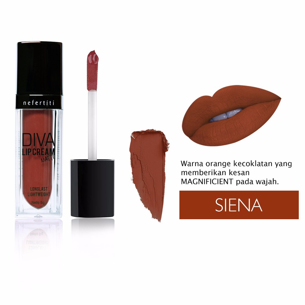 Nefertiti Paris Diva Lip Cream Matte Siena
