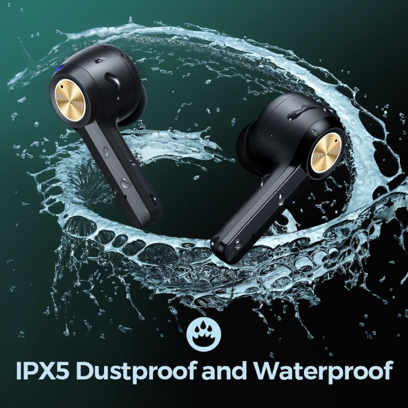 Oneodio F2 TWS Earphone Earbud Bluetooth 5.0 HiFi Music Game Sport