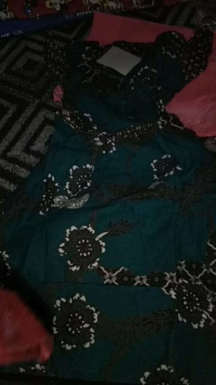 Couple Anak Dress Hem Batik