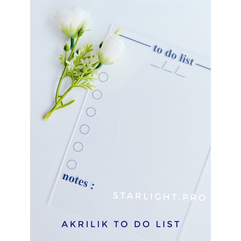 

TERMURAH ACRYLIC WEEKLY PLANNER dan AKRILIK TO DO LIST