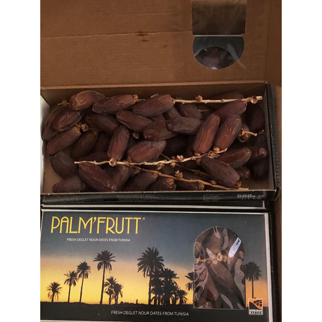 

Kurma Palm Frutt, 500 gr, Asli Tunisia, Sertifikasi BPOM