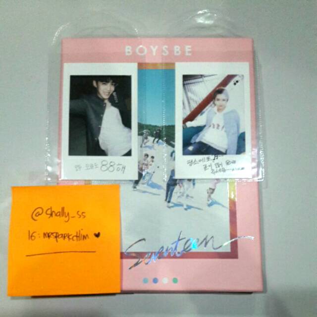 Seventeen Boys Be Album + Scoups & Jun pc