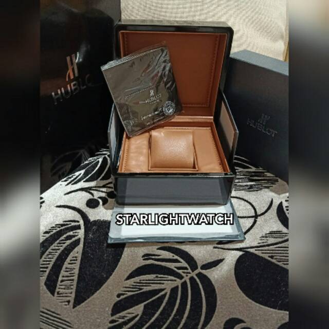 KOTAK JAM TANGAN BOX HUBLOT ORIGINAL FULLSET