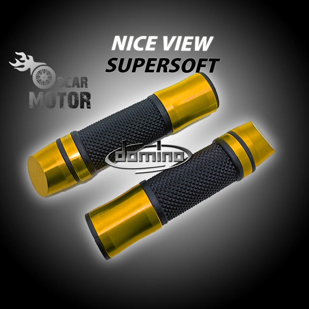 HANDGRIP JALU DOMIN0 FULL CNC SUPERSOFT STANG COVER JALU MIRING MODEL KTC RIZOMA NEW PCX motor