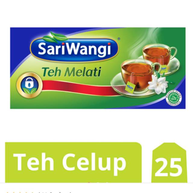 

Sariwangi teh melati dan sarimurni isi 25 kantung celup