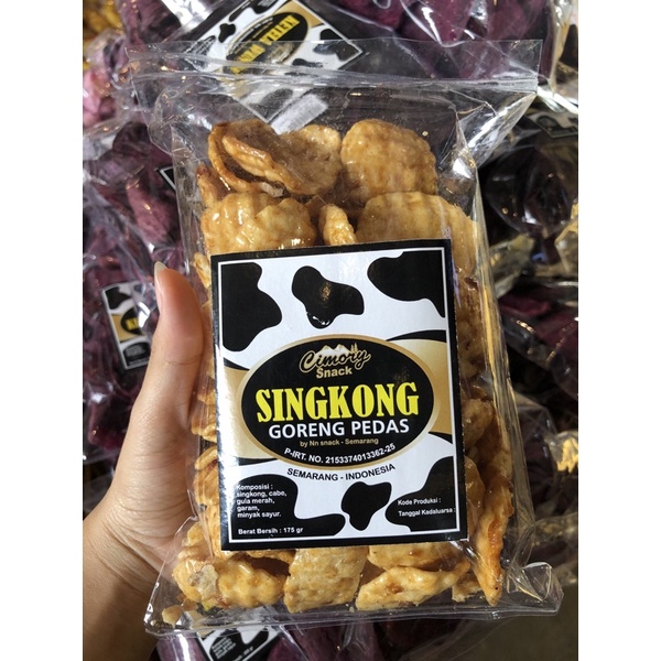 

Singkong goreng pedas