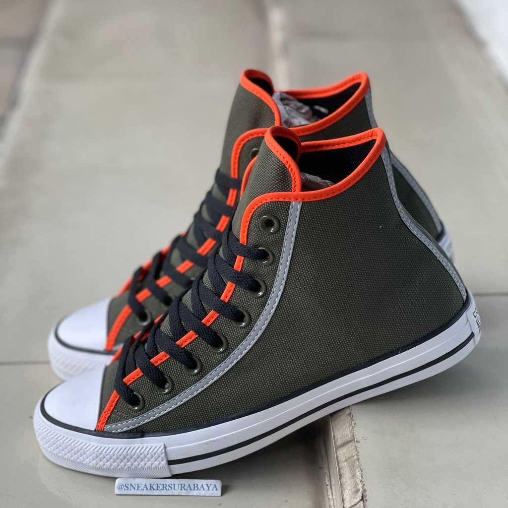 Converse CTAS Hi Reflective Cargo Khaki