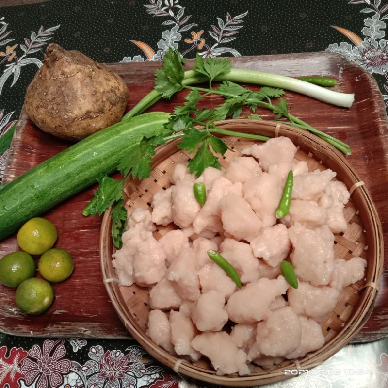

Tekwan Udang palembang Paket Lengkap