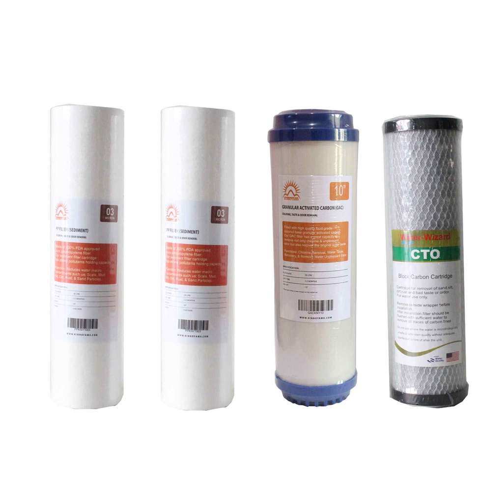 Paket Refill Filter Air Sumur / Cartridge Filter Air SSGC- KINNOYAMA