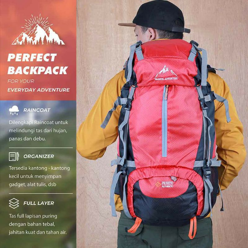 Aneka tas gunung TNf 45l murah # tas ransel gunung 60 liter # tas ransel hiking # tas ransel outdoor