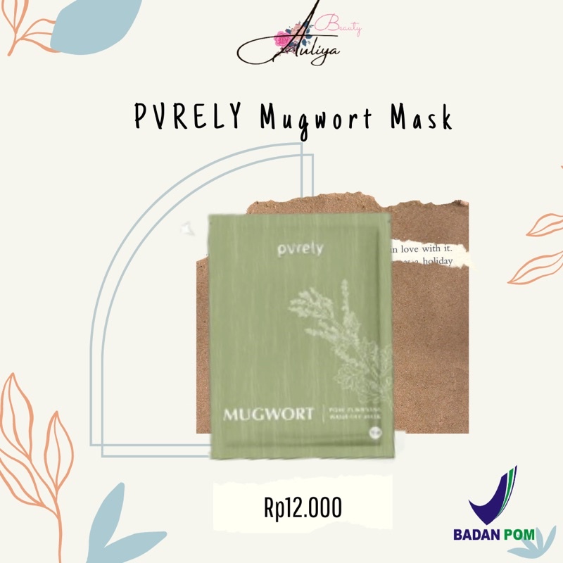 Masker MUGWORT PVRELY SYASY BPOM