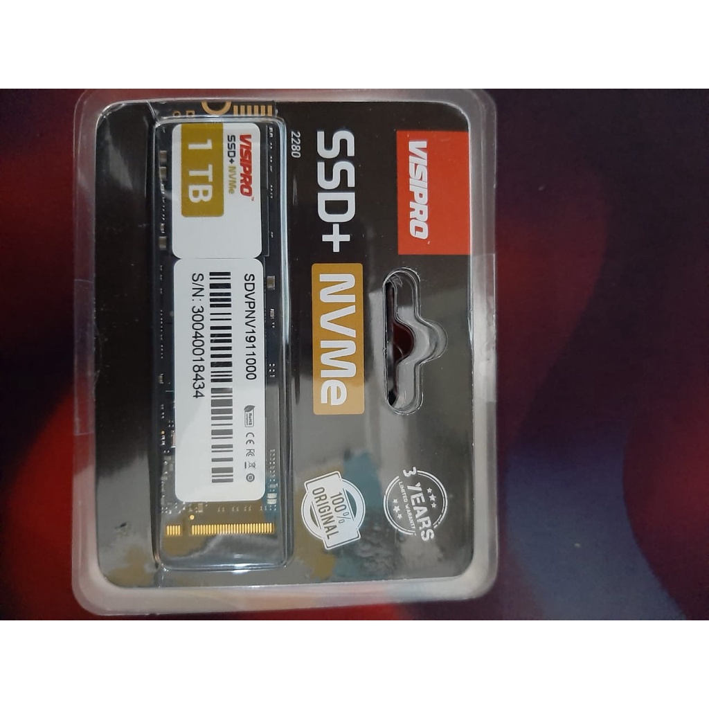 SSD VISIPRO SSD 1TB M.2 NVMe MANTUL