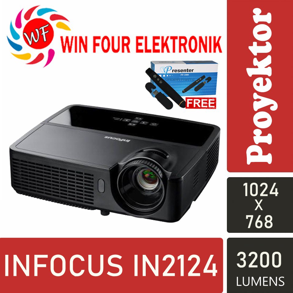 Infocus Proyektor in2124 / 3200 Lumens / 4000:1 / Proyektor Infocus / Infocus