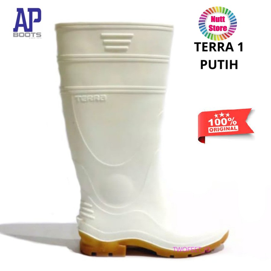 SEPATU AP BOOTS AP BOOTS TERRA 1 KUNING PUTIH