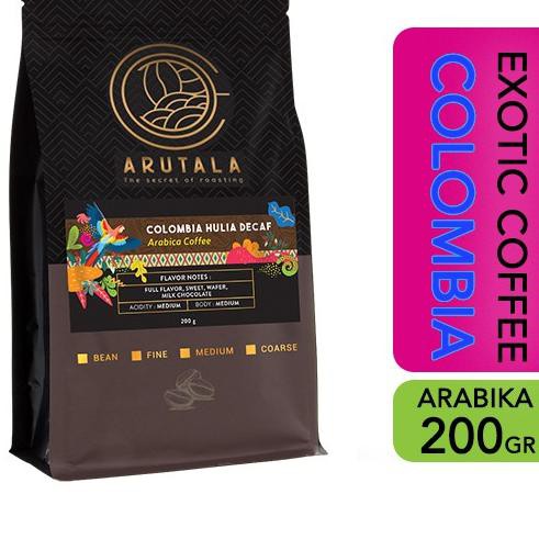 

Kekinian ARUTALA Kopi Colombia Decaf Arabika 200 gram_thks