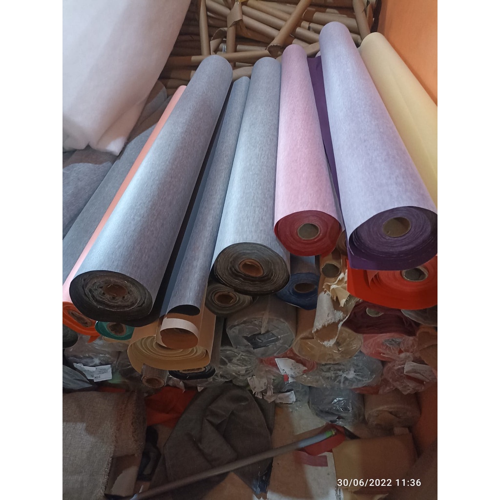 ROLL (40 METER ) Bahan Kain oscar / kulit sintetis (Kualitas Standar)