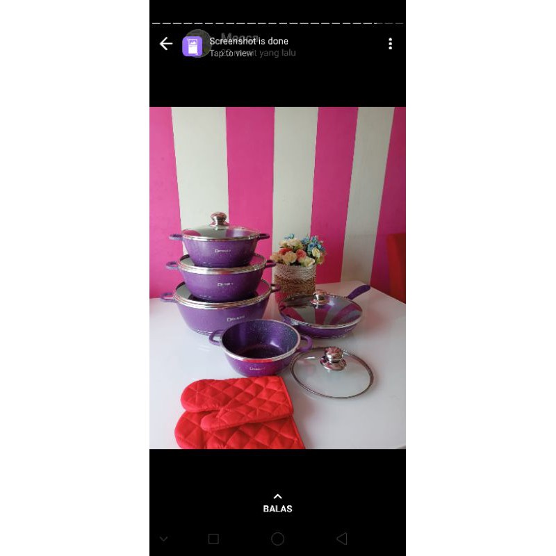 dessini set cookware/panci dessini granit