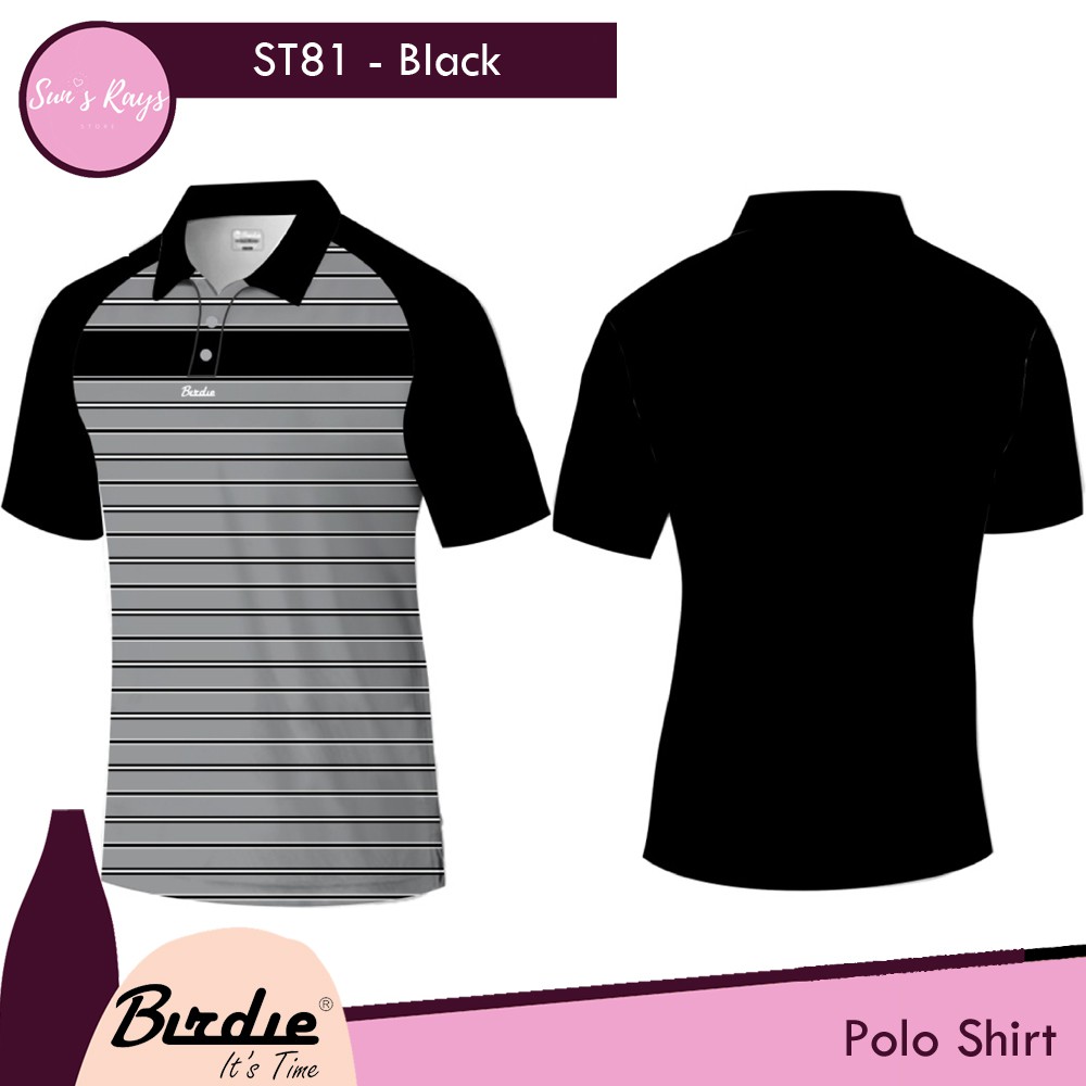BIRDIE ST81 Sublime Golf Shirt Pria Kaos Golf Polo Kaos Olahraga Kaos Berkerah Polo Shirt Atasan