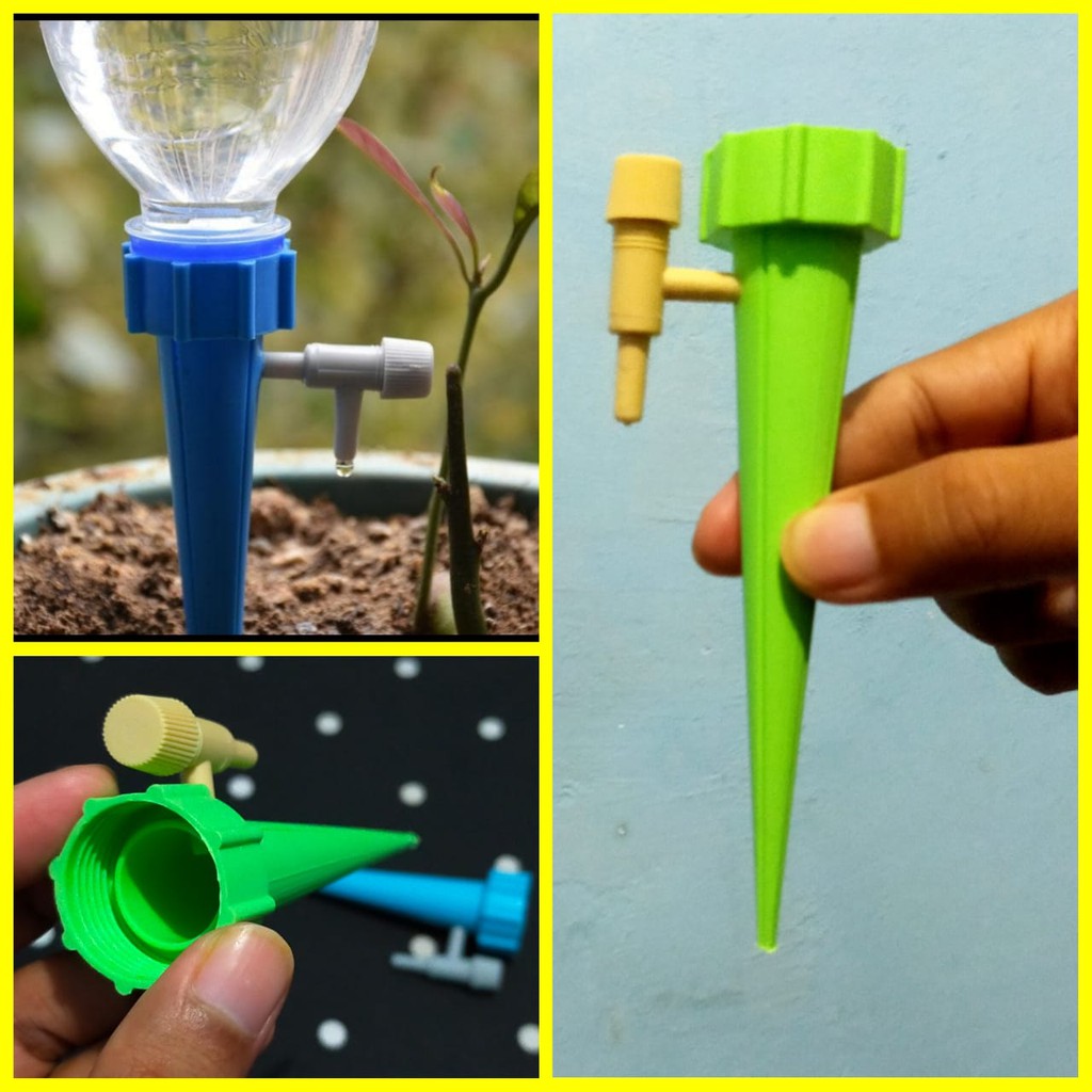 10pcs PAKET MURAH - DRIP TETES BOTOL Water Cone IRIGASI TETES Otomatis - DRIP TETES BOTOL