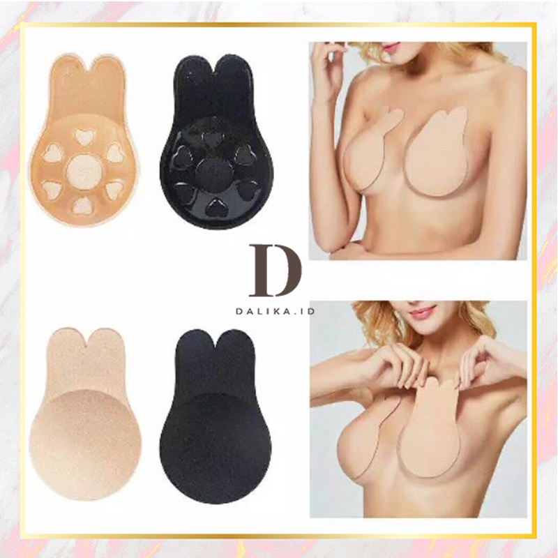 Bra Pad / Nipple Pad Rabbit Ear Busa Pad Padding Push Up Bra Nipple Lift Cover Premium Wanita Dalika