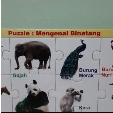 Puzzle / Puzle / Pasel Binatang