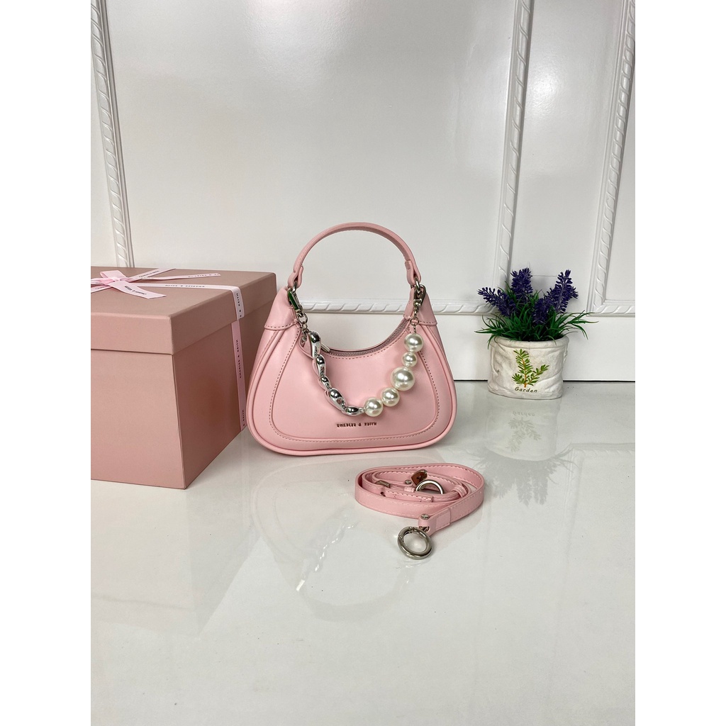 TAS WANITA IMPORT BRANDED FREE LOVELY BOX CK CUTE PINK CK950 PAKET HADIAH SLING BAG PREMIUM