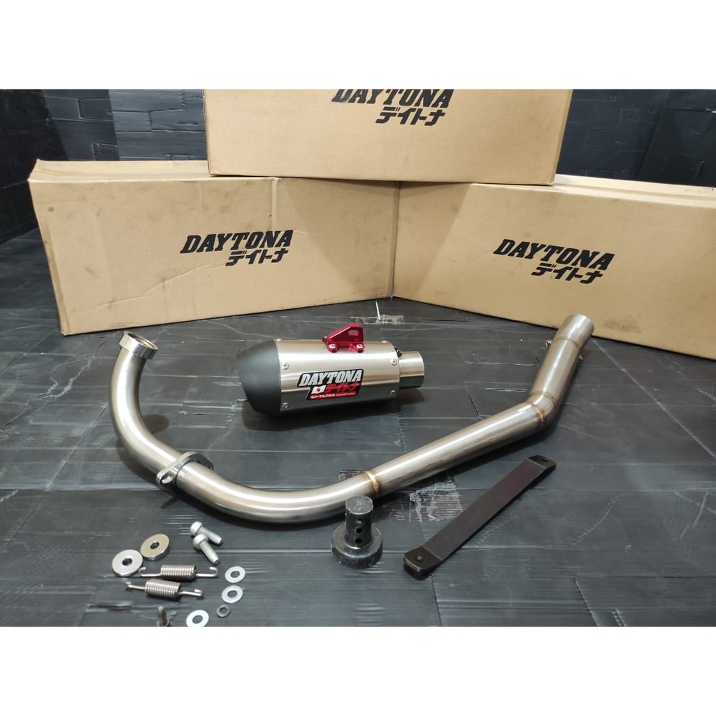 KNALPOT DAYTONA RACING GP TAPER SHORT MX KING 150 COMPETITION