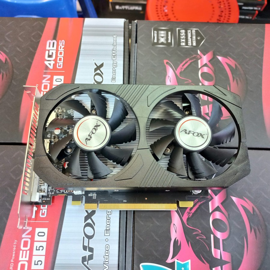 VGA AFOX RADEON RX 550 4GB GDDR5 128BIT (DUAL FAN) RX550