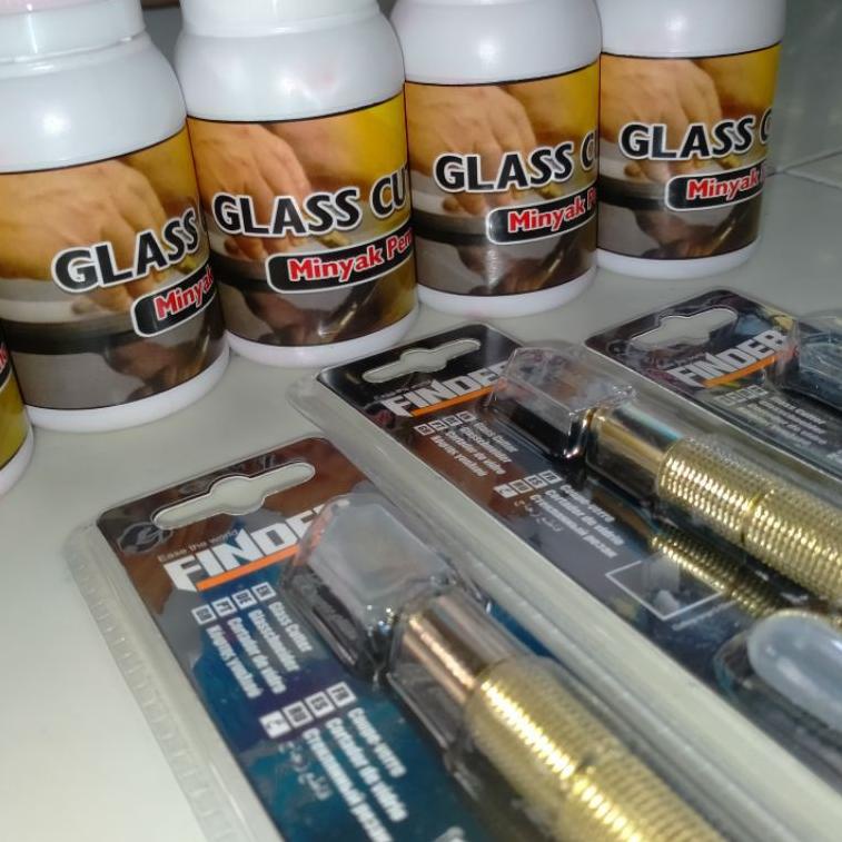 [KODE PRODUK GBQOJ6434] Pemotong Kaca Premium Gratis Oil Glass Cutter 100ml (Merk Finder)