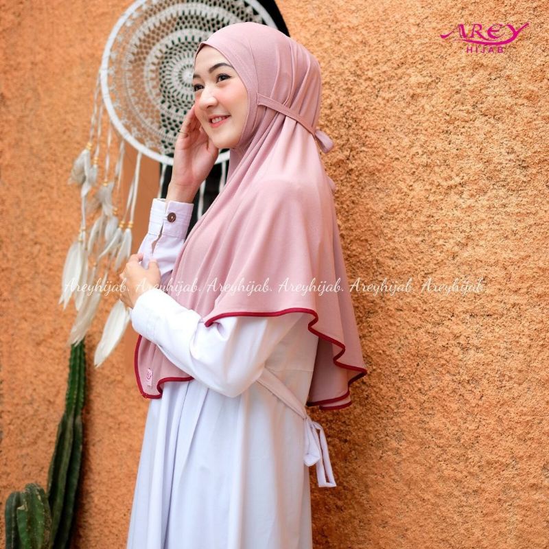 JILBAB INSTAN BERGO FARAH LIST AREY KOMBINASI-5
