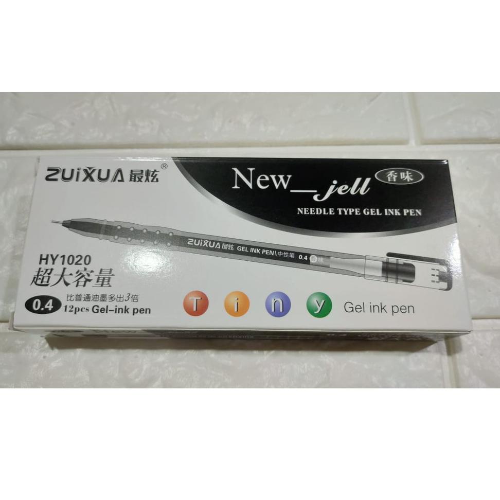

RESTOCK Zuixua Pulpen Gel / PEN GEL New Jell Pulpen 0.4mm ISI 12 ☭ 854